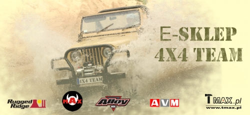 Reklama 4x4 TEAM: Sklep FIRMOWY zaprasza!